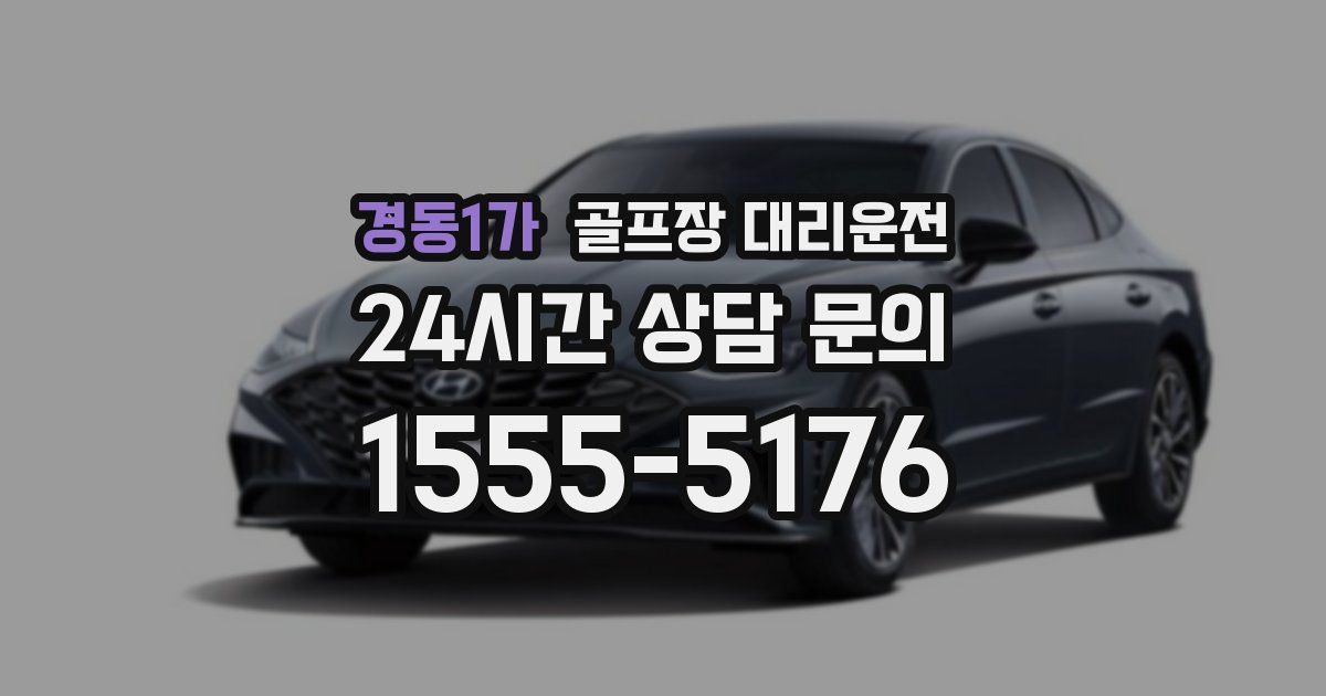 골프장 대리운전 서비스