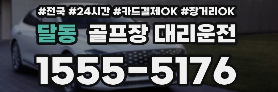 달동 골프장 대리운전