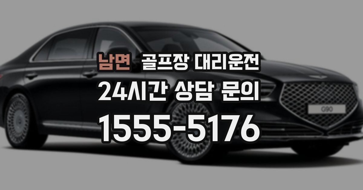 골프장 대리운전 서비스