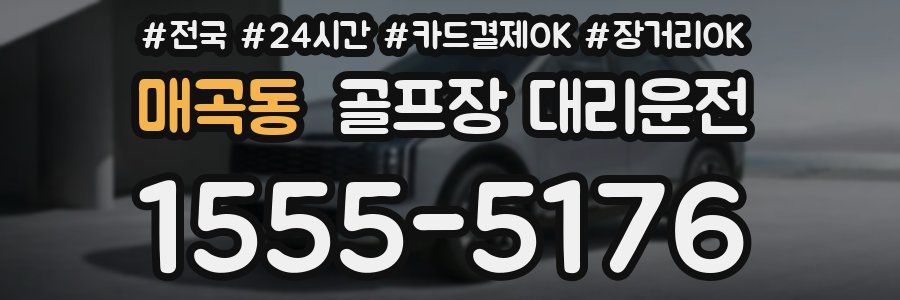 매곡동 골프장 대리운전