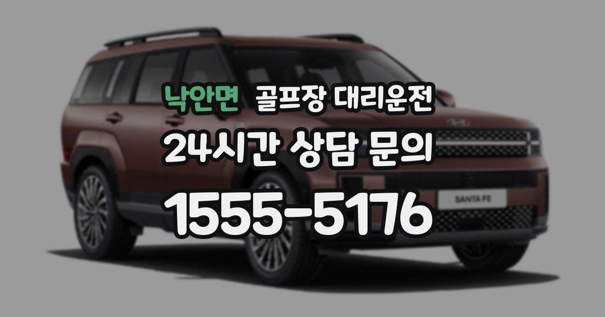 골프장 대리운전 서비스