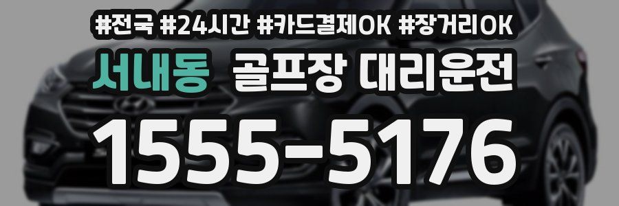 서내동 골프장 대리운전