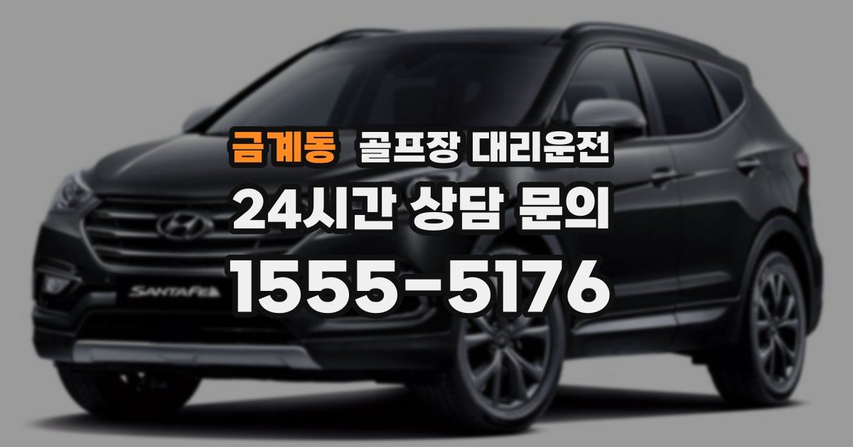 골프장 대리운전 서비스