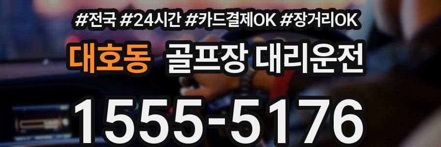 대호동 골프장 대리운전
