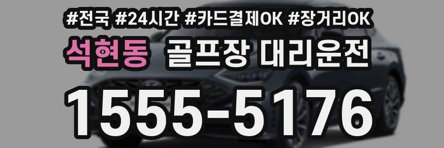 석현동 골프장 대리운전