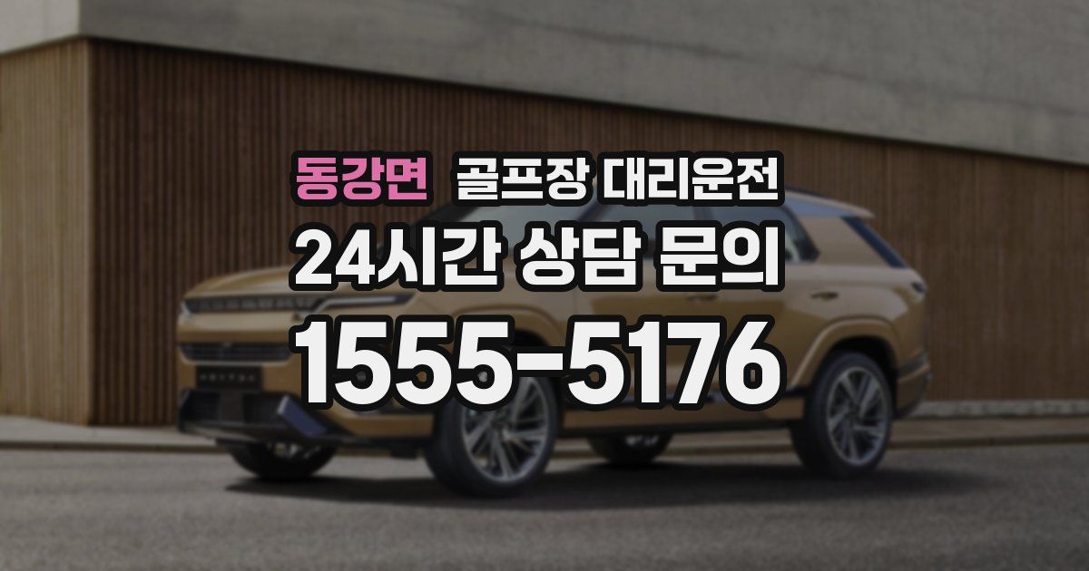 골프장 대리운전 서비스