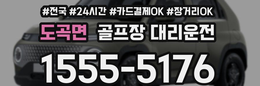 도곡면 골프장 대리운전