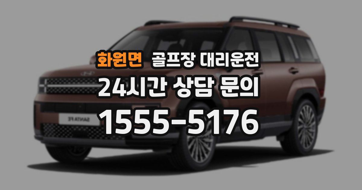 골프장 대리운전 서비스