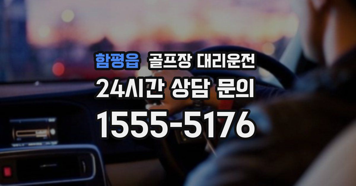골프장 대리운전 서비스