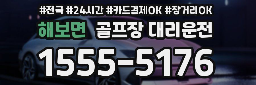 해보면 골프장 대리운전