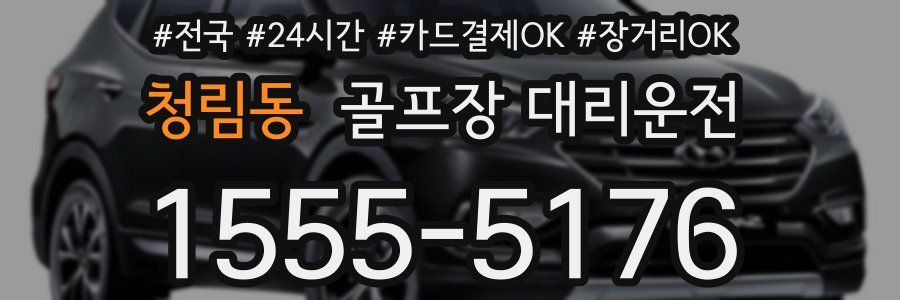 청림동 골프장 대리운전