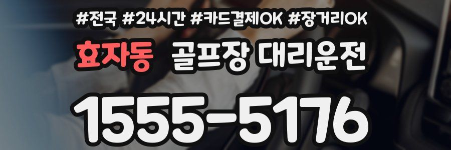 효자동 골프장 대리운전