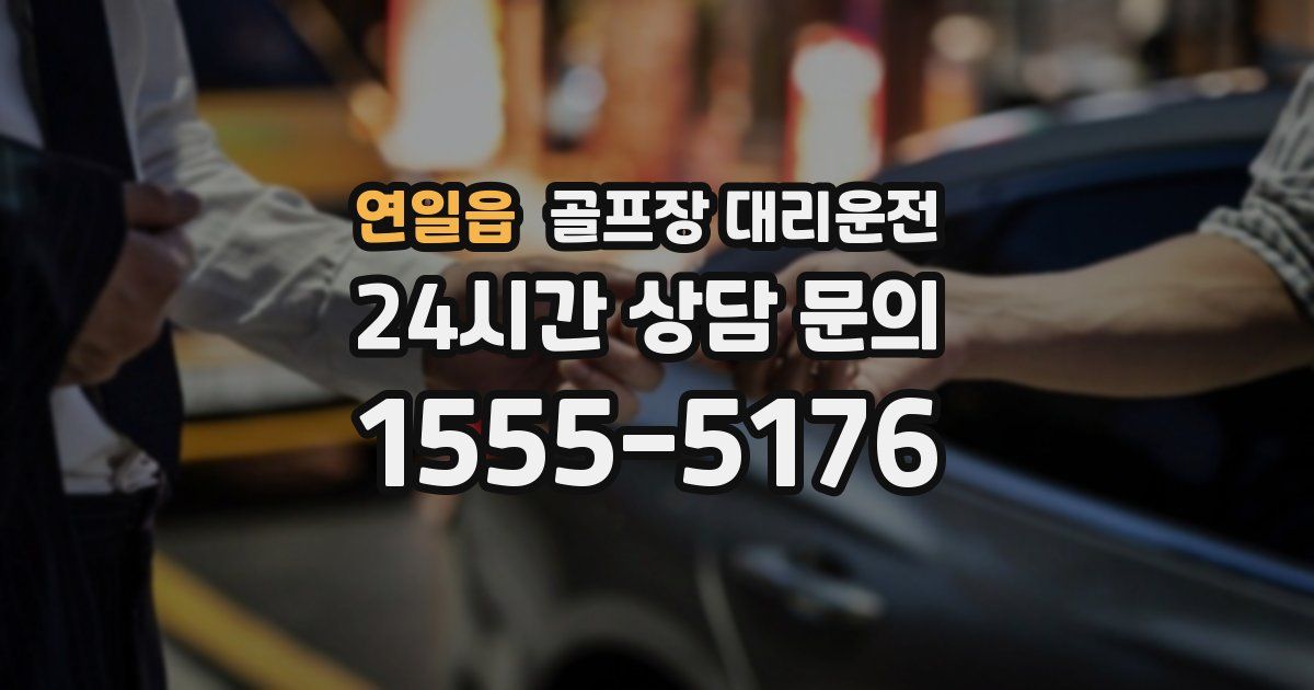 골프장 대리운전 서비스