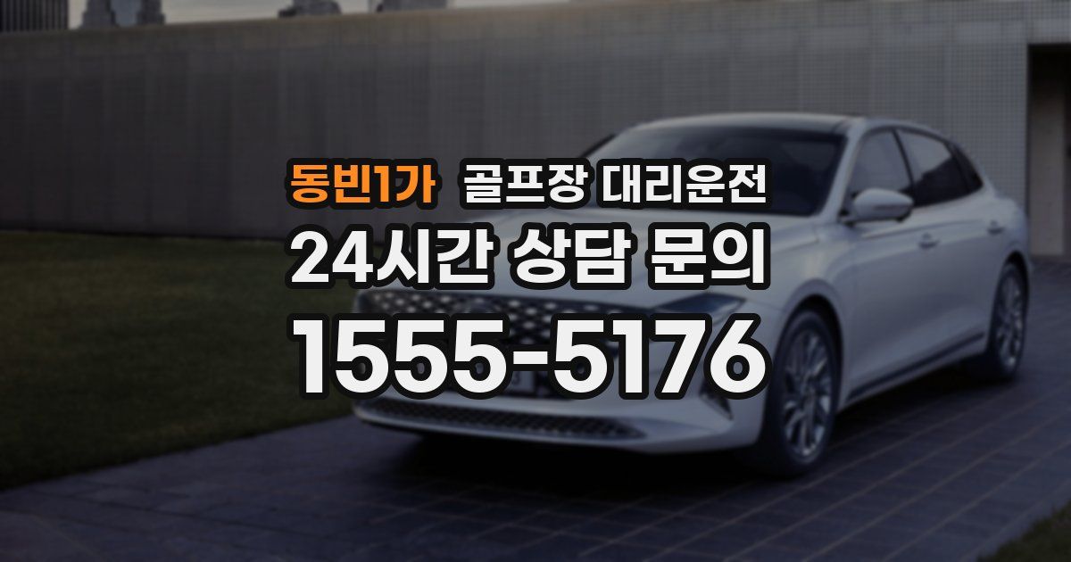 골프장 대리운전 서비스