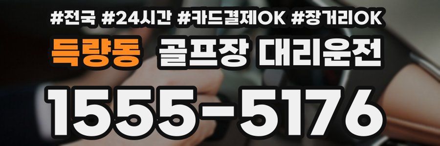 득량동 골프장 대리운전