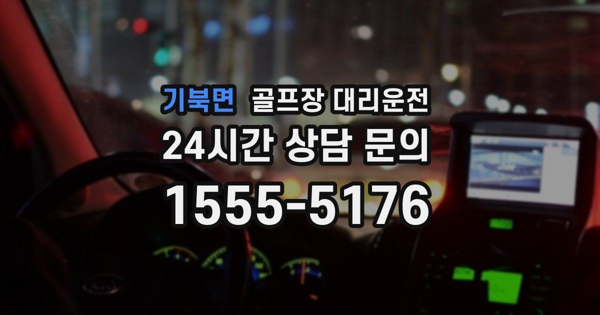 골프장 대리운전 서비스