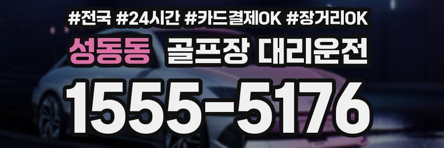 성동동 골프장 대리운전