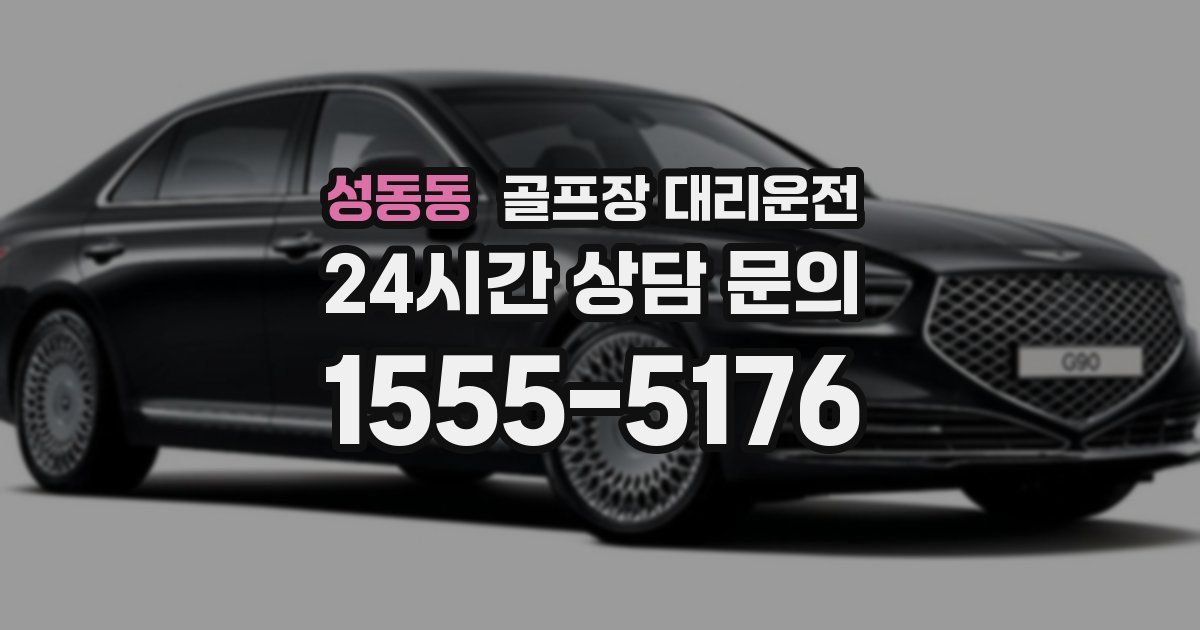 골프장 대리운전 서비스