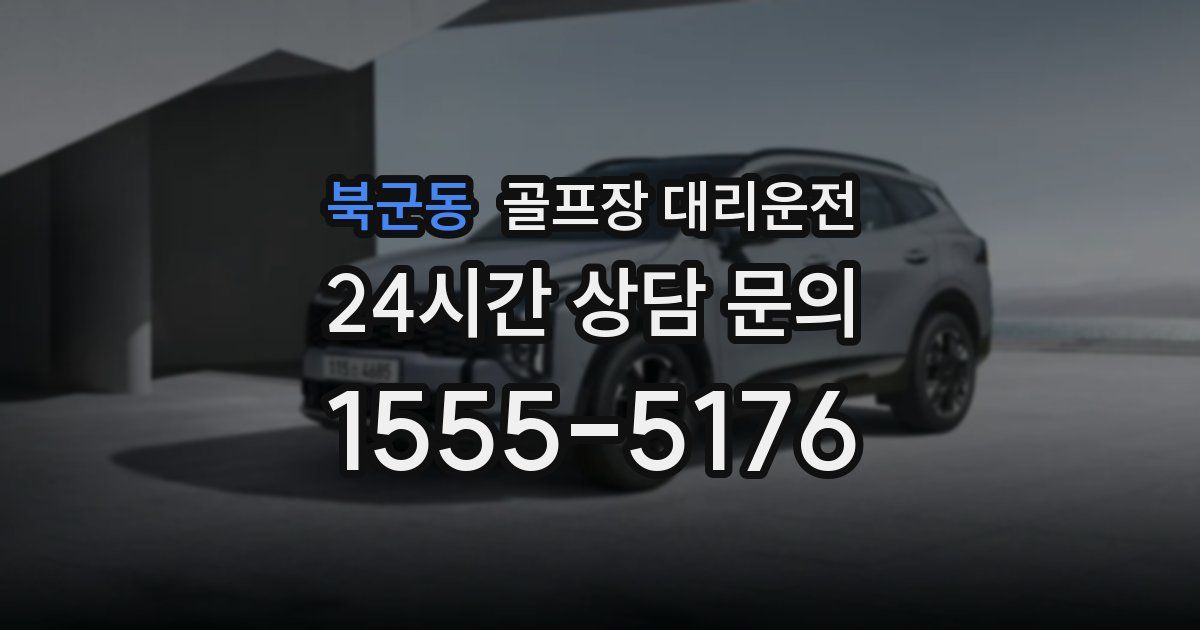 골프장 대리운전 서비스