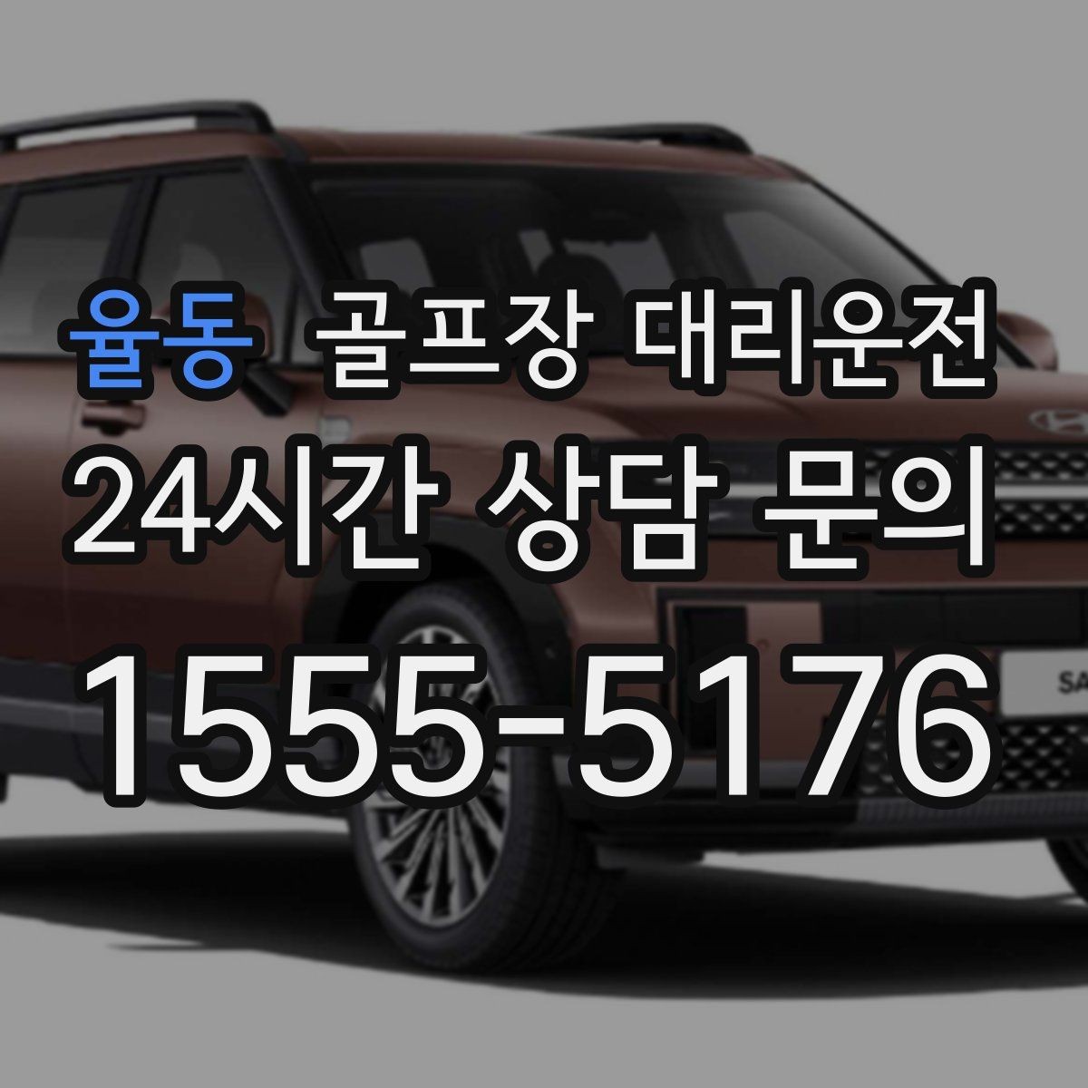 율동 골프장 대리운전 라이트 온 코스의 밝은 승하차
