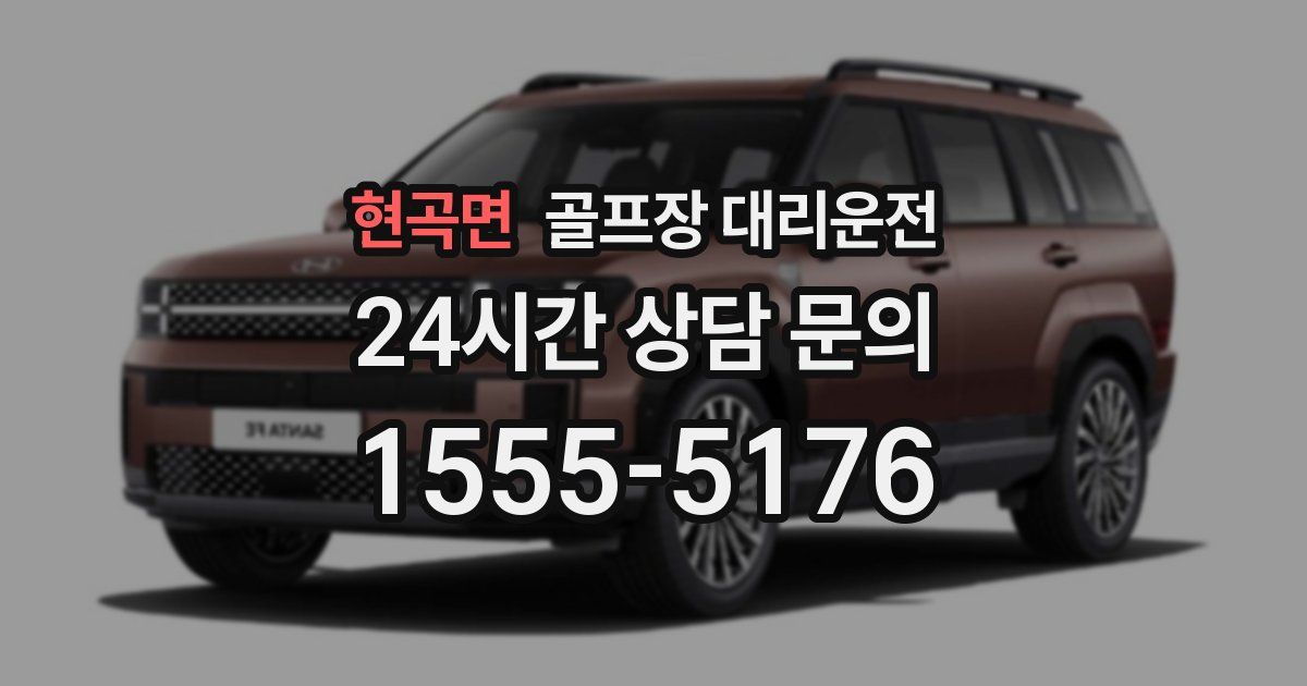 골프장 대리운전 서비스