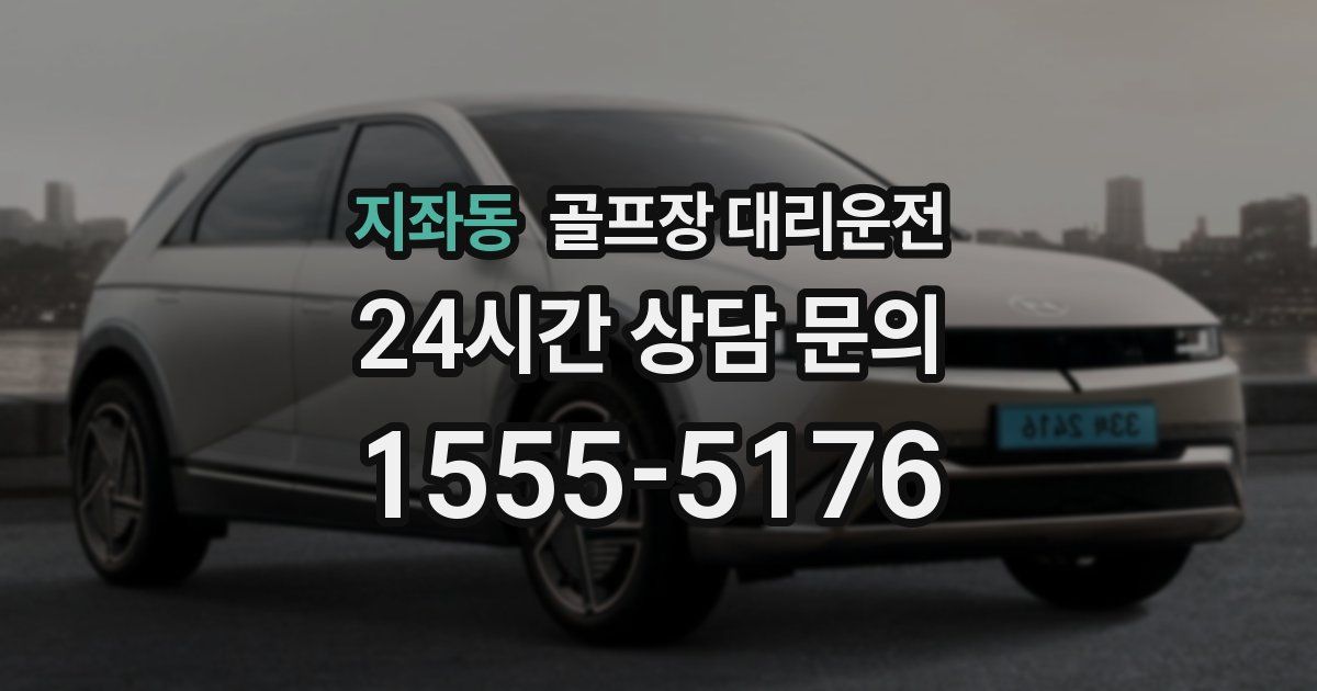 골프장 대리운전 서비스