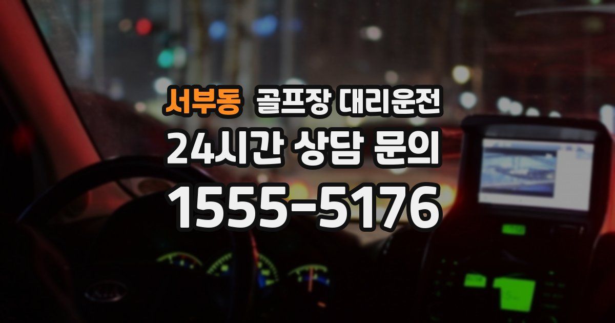 골프장 대리운전 서비스