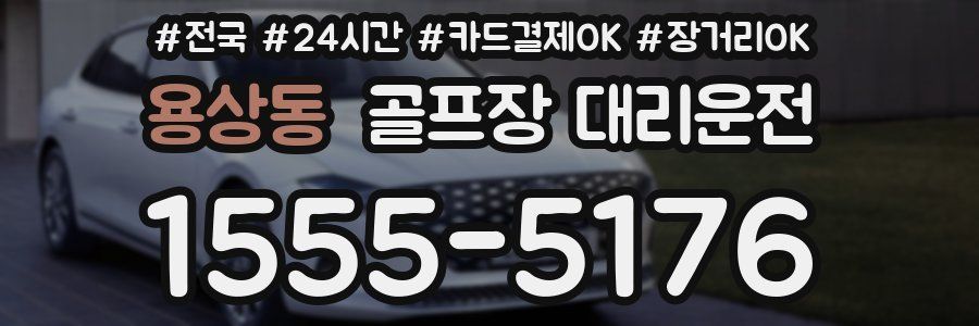 용상동 골프장 대리운전