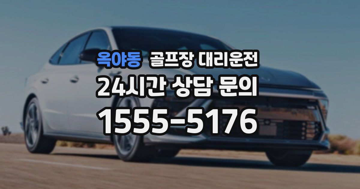 골프장 대리운전 서비스