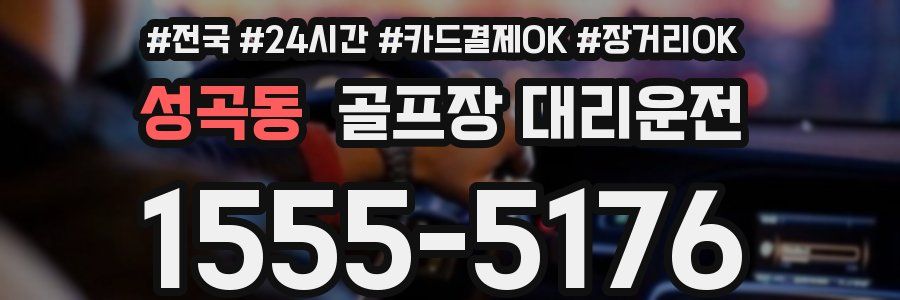 성곡동 골프장 대리운전