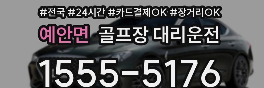 예안면 골프장 대리운전