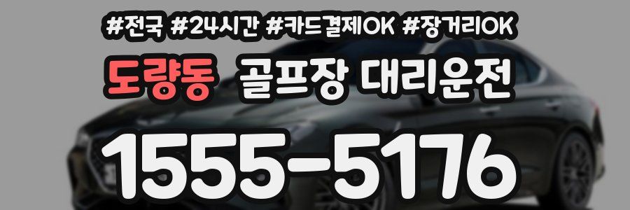 도량동 골프장 대리운전