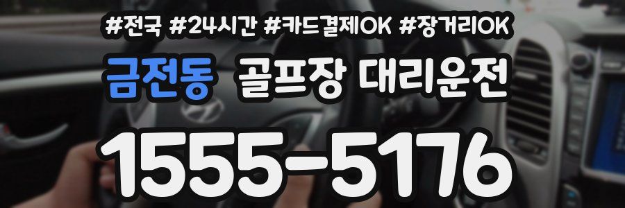 금전동 골프장 대리운전