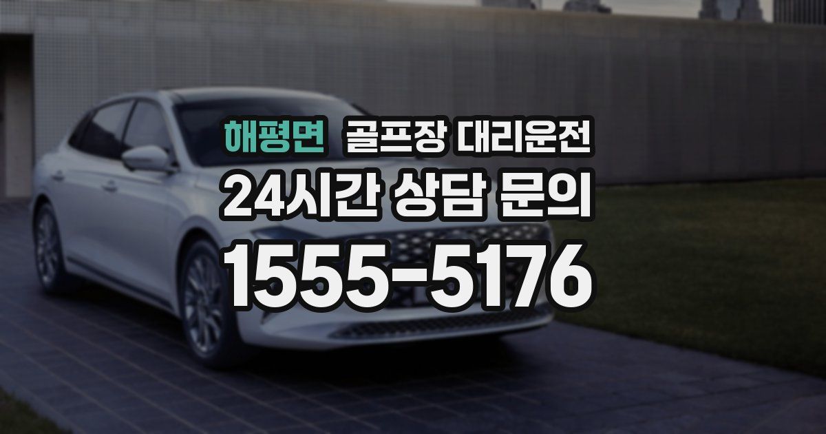 골프장 대리운전 서비스