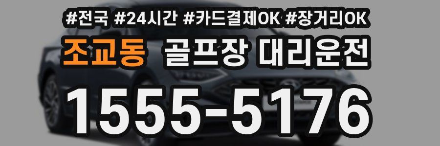 조교동 골프장 대리운전