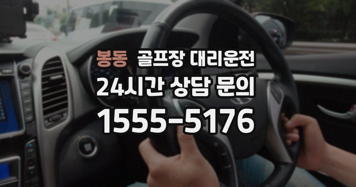 골프장 대리운전 서비스
