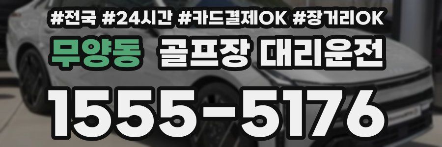 무양동 골프장 대리운전