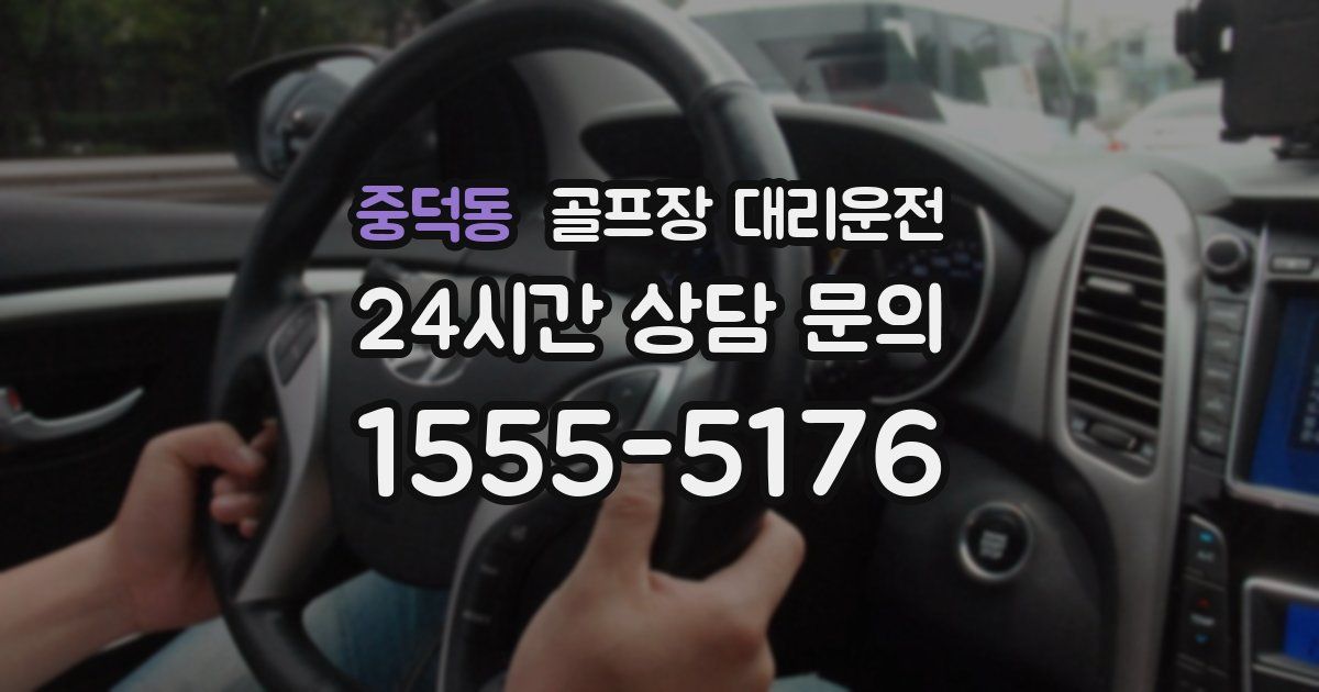 골프장 대리운전 서비스