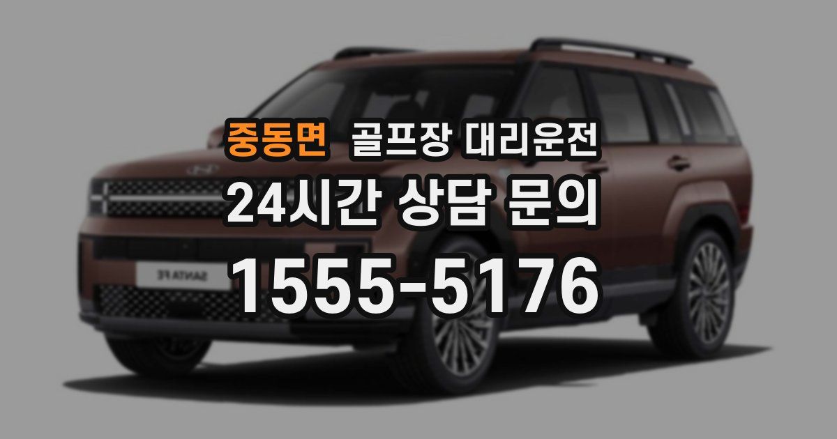 골프장 대리운전 서비스