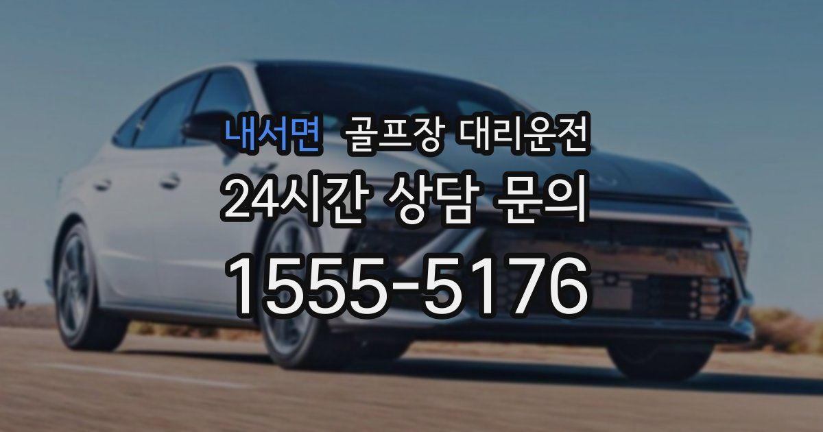 골프장 대리운전 서비스