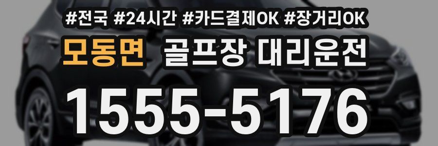 모동면 골프장 대리운전