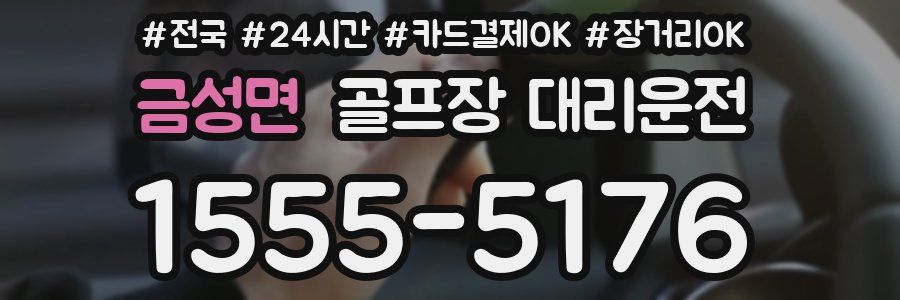 금성면 골프장 대리운전