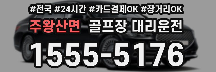 주왕산면 골프장 대리운전