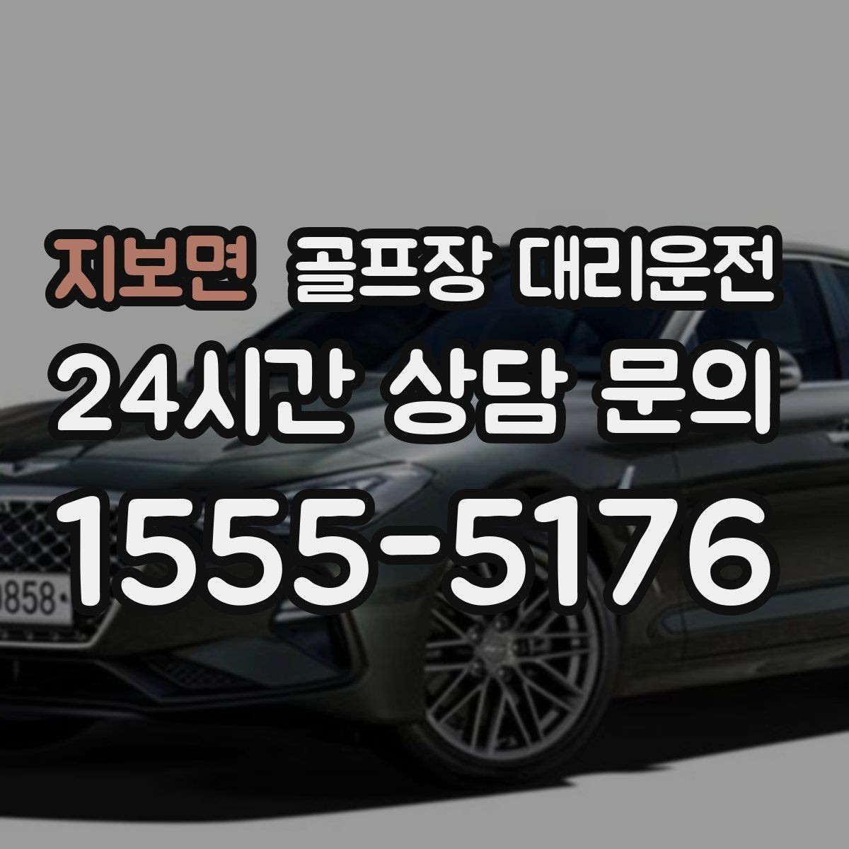 지보면 골프장 대리운전 팀 연령대 고려한 정차와 승하차