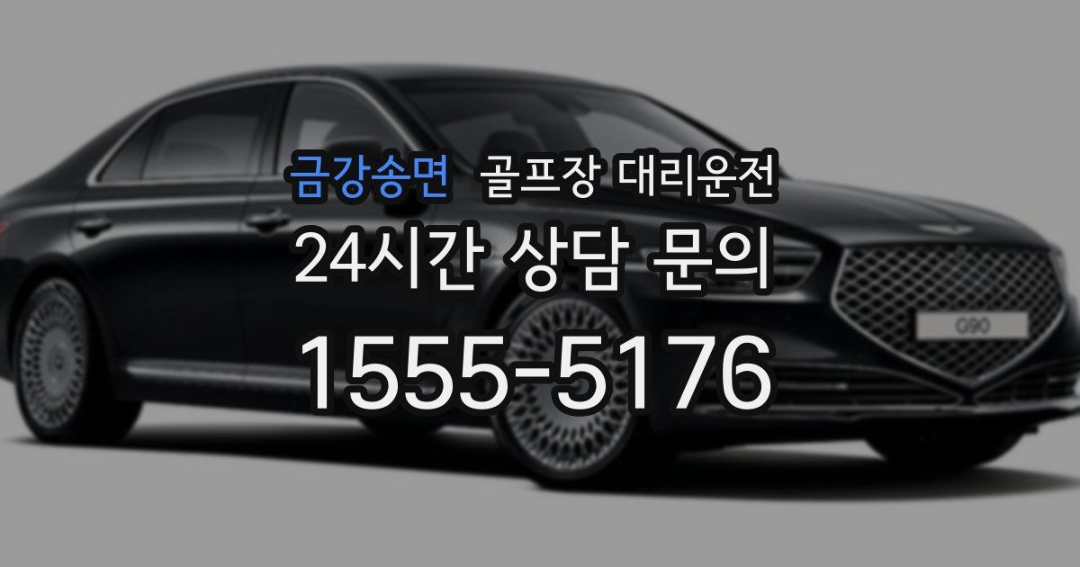 골프장 대리운전 서비스