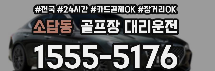 소답동 골프장 대리운전