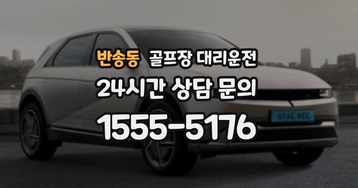골프장 대리운전 서비스