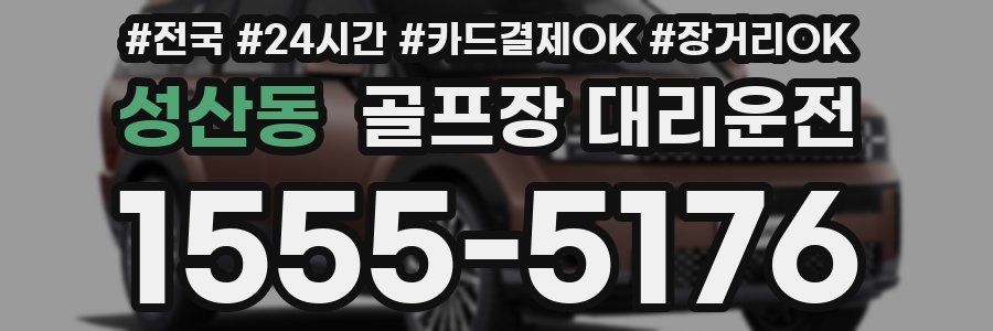 성산동 골프장 대리운전