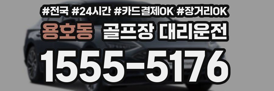 용호동 골프장 대리운전