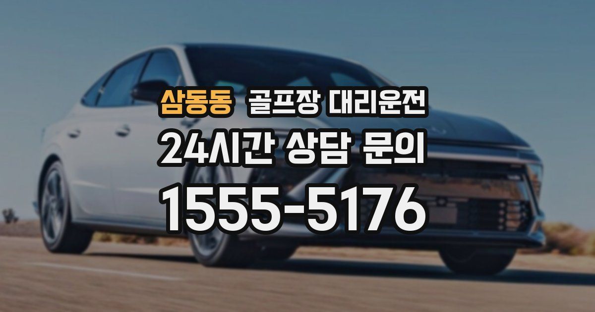 골프장 대리운전 서비스